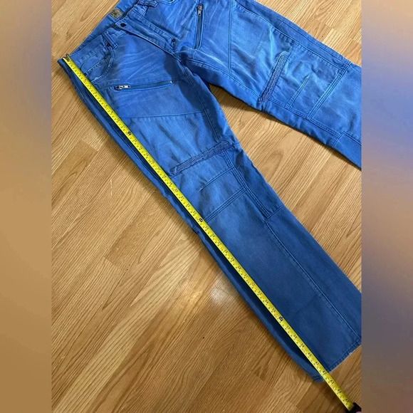 PRPS Straight Barracuda Fit Moto Biker Men’s Jeans - Picture 8 of 9